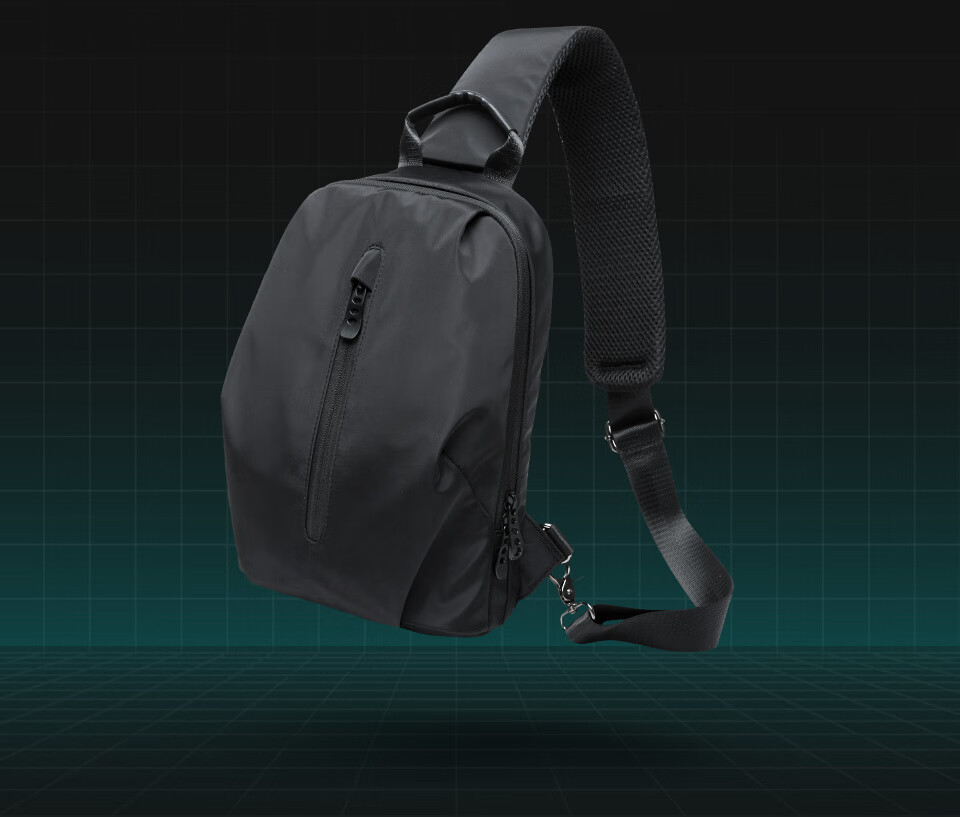 Fanzhe Men's Crossbody Bag 2026 New Fashion Single Shoulder Large Capacity Chest Bag Popular Men's Cycling Backpack Messenger Bag 4
