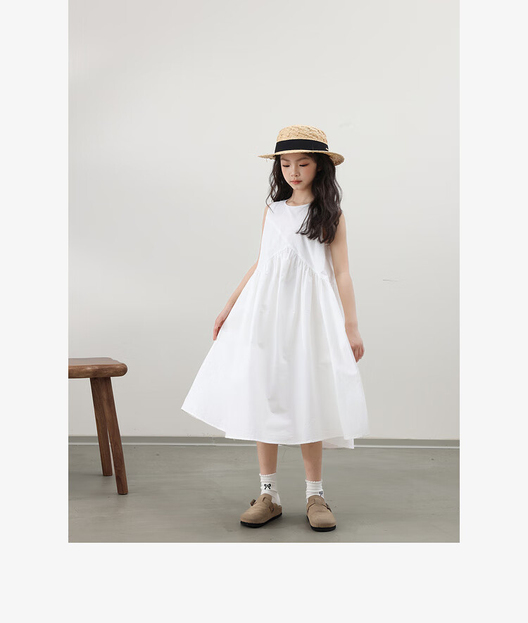 LUSON Chen Da Zhu Children's Clothing, Girls' Summer Dress, New Style for 2025, Korean Fashion, Stylish Children's Thin Sleeveless Dress 19