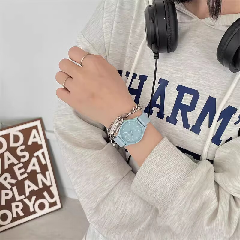 GEORGCOUNT Stylish College Style Women's Watch 2025 New Model Silent Waterproof Quartz Watch for High School and Middle School Students Exam Use 21