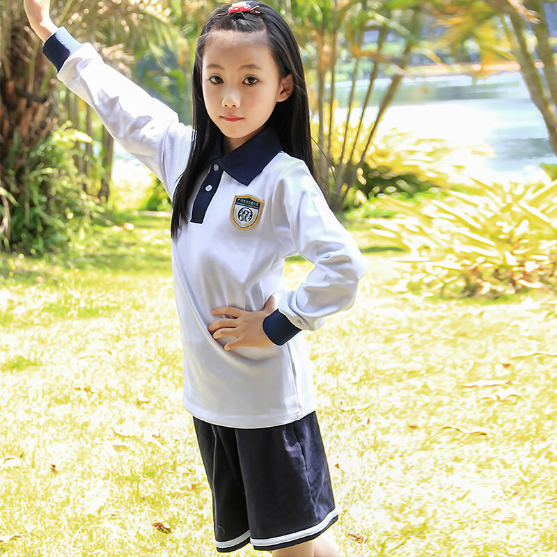 广州市天河区龙口西小学校服长袖长裤秋外套加绒裤礼服校服可定制