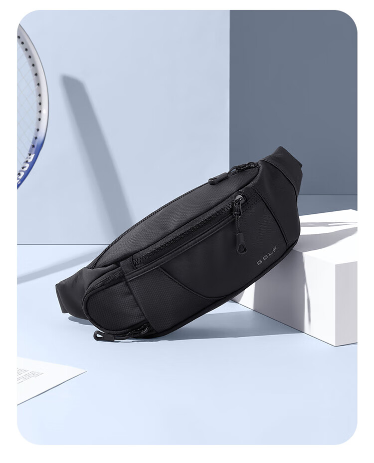 GOLF Casual Chest Bag, Men's Crossbody Bag, Cycling Phone Bag, Water-Resistant Shoulder Bag, Outdoor Small Messenger Bag, Sports Waist Pack 3