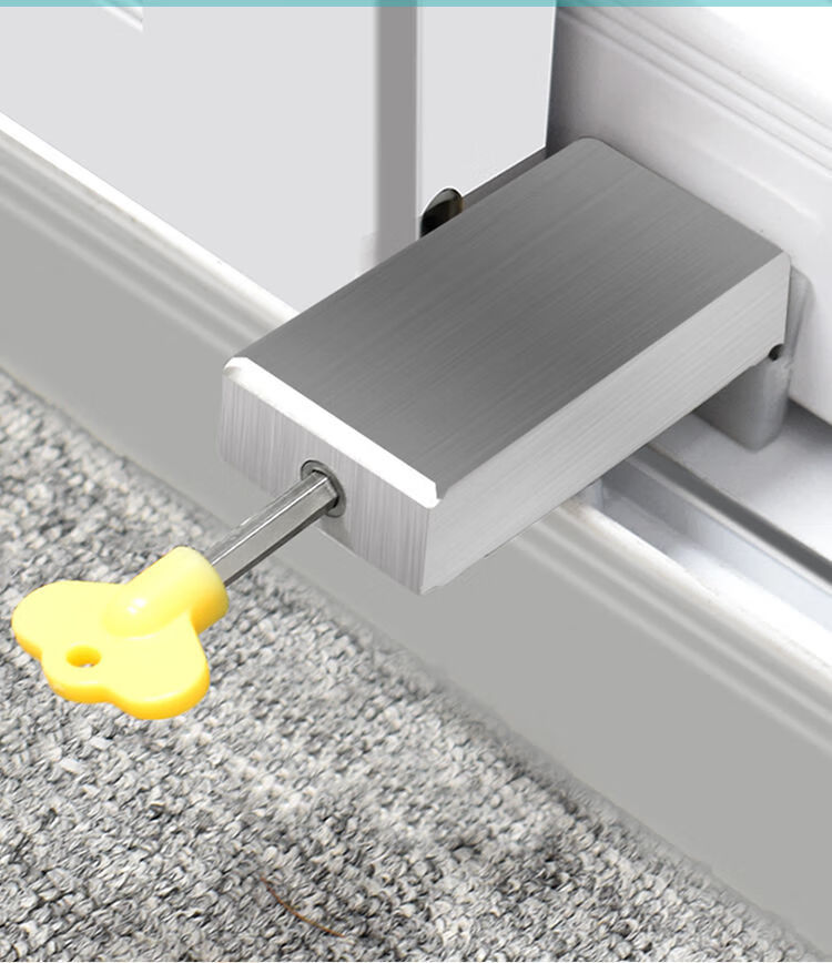 窗户限位器窗户锁扣铝合金门窗纱窗限位器平移推拉窗儿童防护安全锁