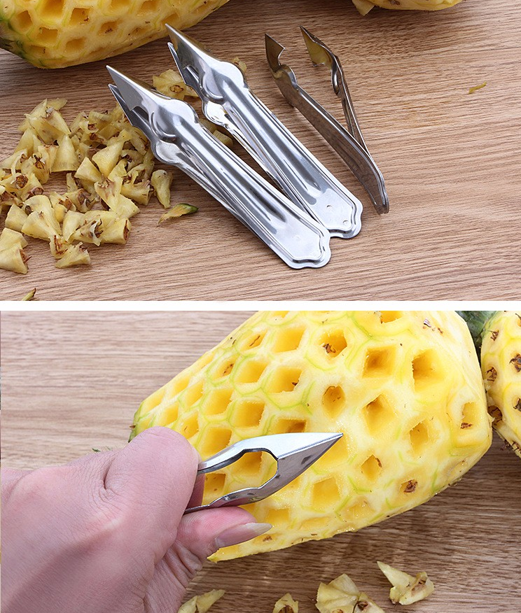 苏立得菠萝刀削菠萝去眼器甘蔗刀削皮刀水果刀挖眼夹工具刨刀碳钢菠萝