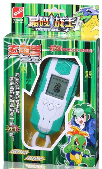 爱新梦龙晶码战士晶码机游戏机宠物机亚虎炎龙独角玄龟兽一代晶码机