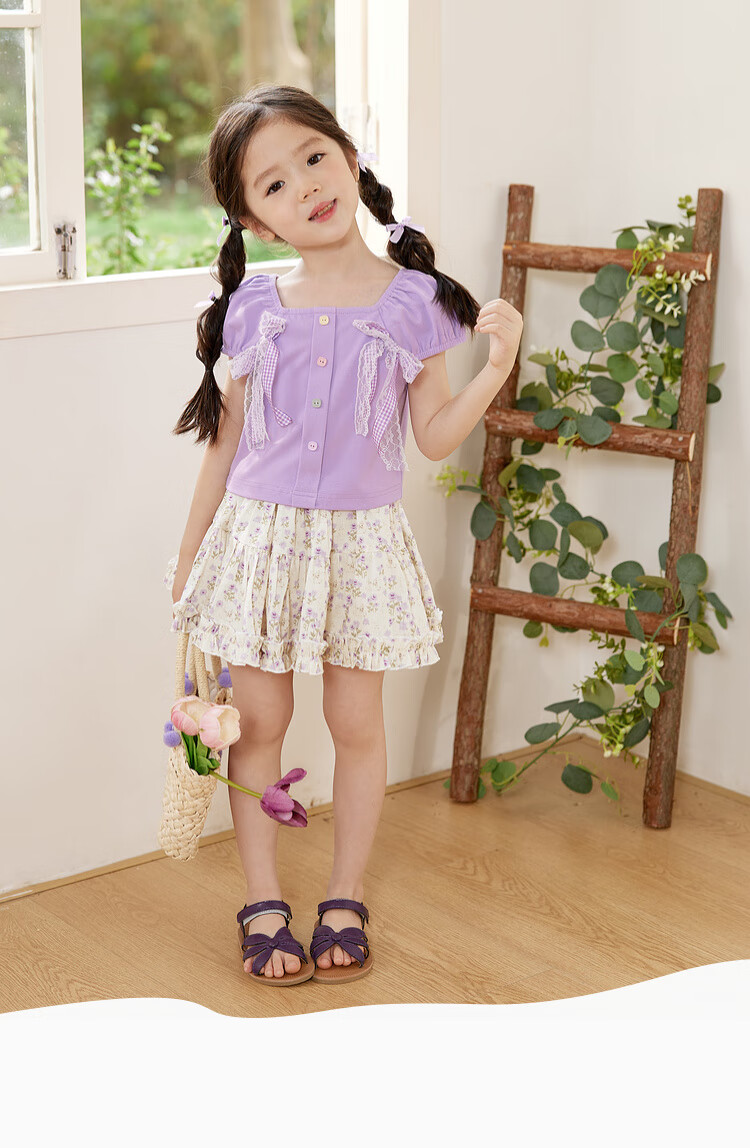 LUSON Children's Clothing, Baby Lace Hollow-Out Dress, Girls' Sleeveless Tank Top And Blouse Set, Summer 2025 4