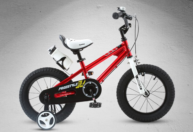 优贝表演车儿童自行车6岁儿童单车男女宝宝脚踏车20山地车绿色18寸