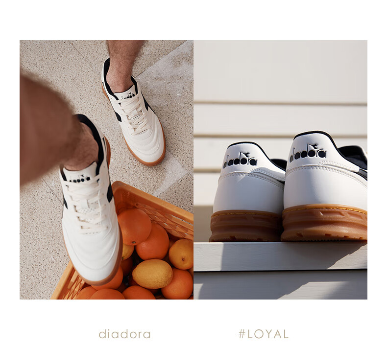 Diadora Casual Shoes for Men And Women, LOYAL Suggests Ordering Half Size Up, White/black, Size 37 6