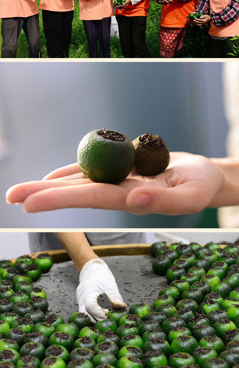 柑柑好茶叶新会小青柑生晒陈皮普洱熟茶新柑仔系列