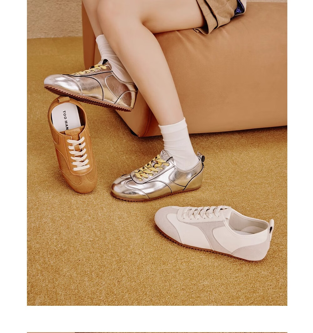 TOOMANYSHOES Celebrity Style Slip-On White Sneakers Sports Training Shoes Women Retro Casual Shoes Neon Street Red Size 38 6