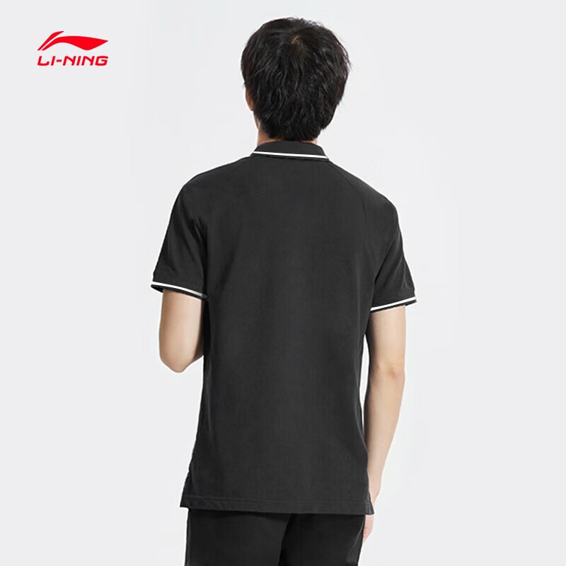 Li-Ning Men's Short Sleeve Polo Shirt Summer Ice Silk Quick-Dry Sports T-Shirt Running Fitness Top 3
