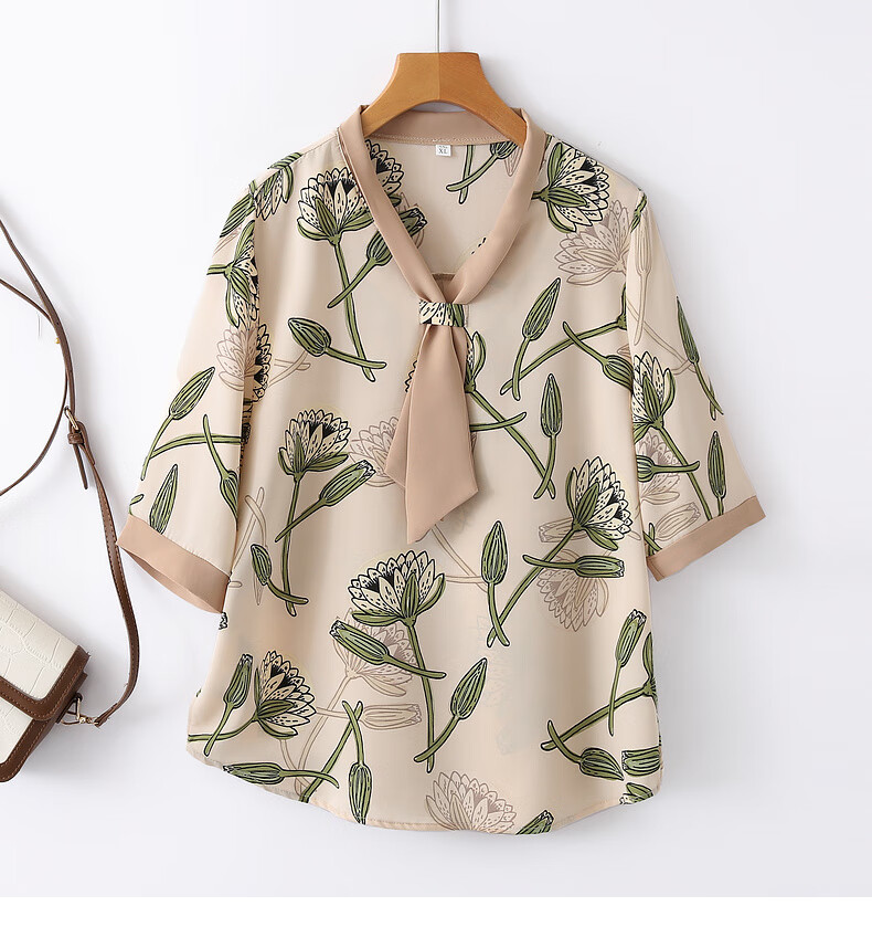 Fengxiao Summer Set for Women 2026 New High-End Stylish Shirt for 50-60 Year Old Trendy Middle-Aged Moms 7
