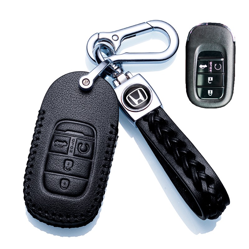 款专用真牛皮十一代思域钥匙套包14—2021款思域钥匙扣壳男女士保护 a