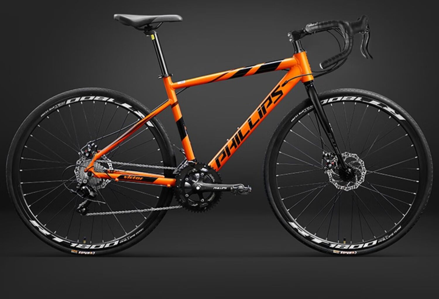 银贝斯公路车架菲利普弯把公路自行车铝合金车架油碟刹手变速赛车男女