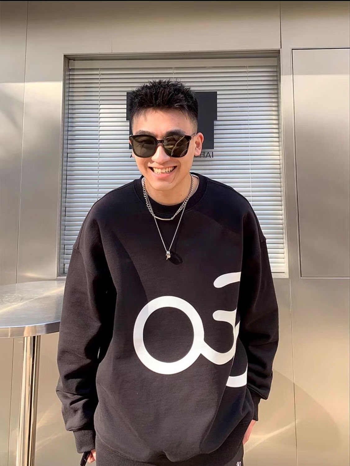 gvrx卫衣男300克重磅秋季青年潮流套头卫衣男百搭款上衣宽松韩版圆领