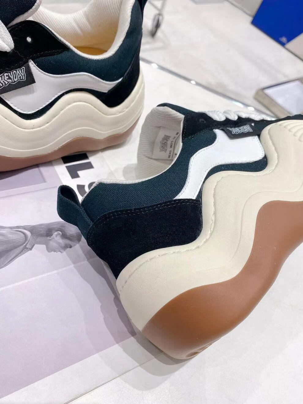 heyday鞋檀健次徐璐陈意涵汪苏泷同款大波浪面包鞋heyday22厚底增高