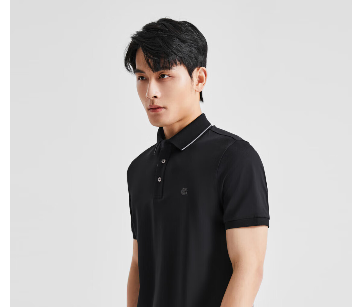 DIKENI [Closet Fashion Single Item King] Skin-Friendly Taiji Cotton Summer Classic Versatile Short-Sleeve Polo Shirt 29