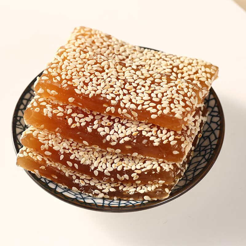 老式花生牛皮糖牛筋糖湖南特产手工花生芝麻软糖80后怀旧零食小吃 买1