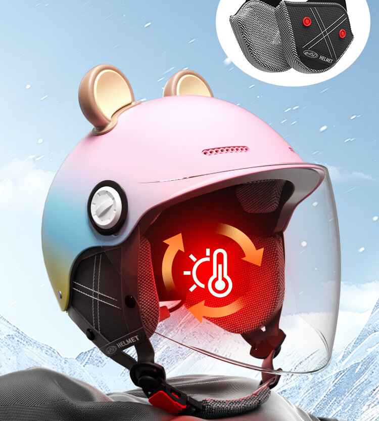 AD New National Standard Class A Electric Vehicle Helmet 3C Certified Unisex Summer Sun Protection Electric Bike Safety Helmet Women's Four-Season Lightweight Motorcycle Half Helmet 887 Rainbow Brown  13