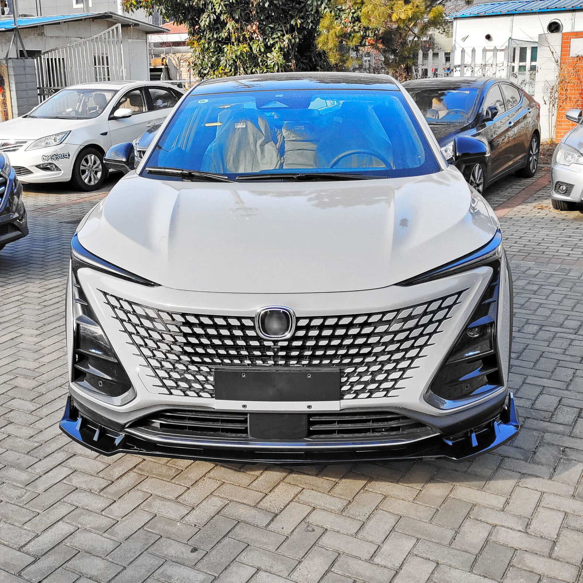 长安uni-t前铲适用于20-22款长安uni-t改装前铲獠牙款前唇小包围保险