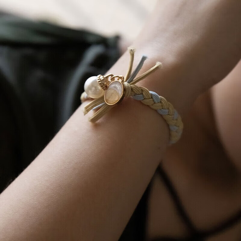 Dijing Hair Ties, High-End Headbands for Women, 2026 Style, Small Elastic Bands for Styling Hair, High-Elasticity Hair Ties, Birthday Gift for Girlfriend 2