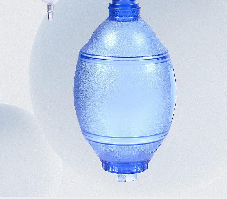 简易呼吸器医家用人工复苏器苏醒球急救呼吸球囊气囊活瓣复苏气囊蓝色