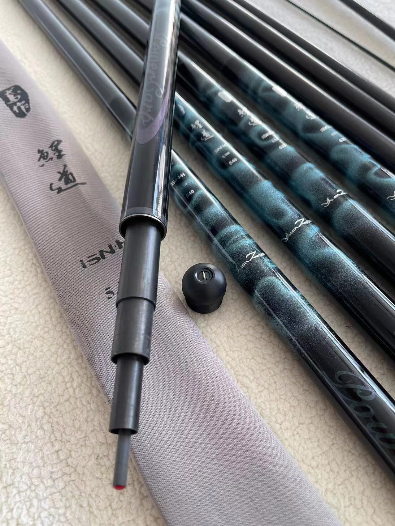 名伦鲤道二代进阶版鱼竿超轻超硬手杆综合鲤鲫鱼竿罗非台钓竿 7.