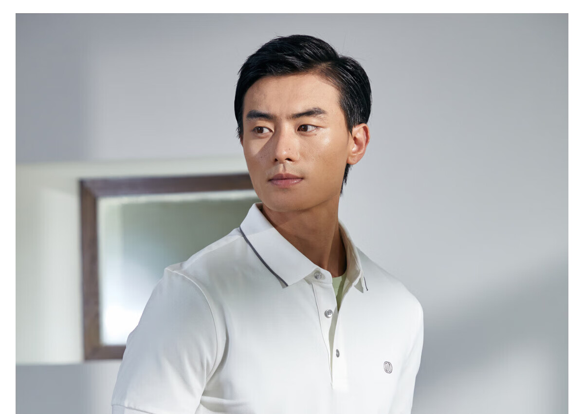 DIKENI [Closet Fashion Single Item King] Skin-Friendly Taiji Cotton Summer Classic Versatile Short-Sleeve Polo Shirt 23