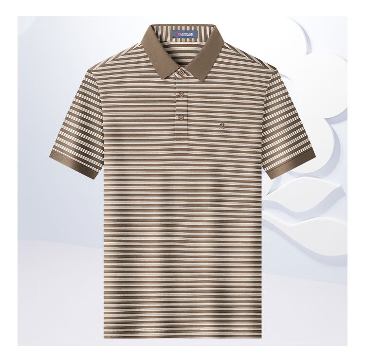 MONTAGUT Men's Short Sleeve Polo Shirt Summer Business Cooling 5A Antibacterial Wrinkle-Resistant T-Shirt Cloisonné Blue 4XL/58 8