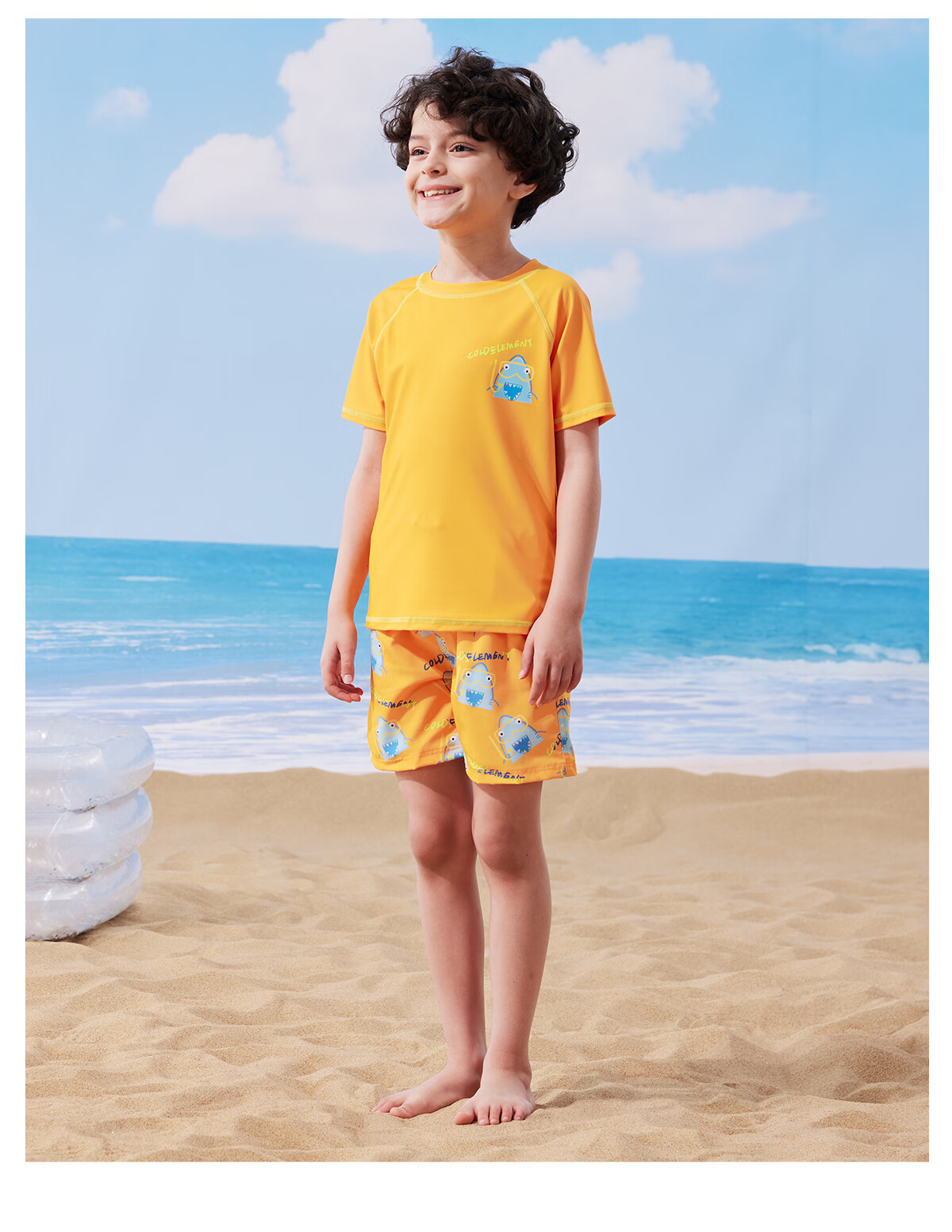 Cold Element Kids Two-Piece Swimwear Boys Quick-Dry Short Sleeve Summer Large Children Swimsuit New Arrival 10