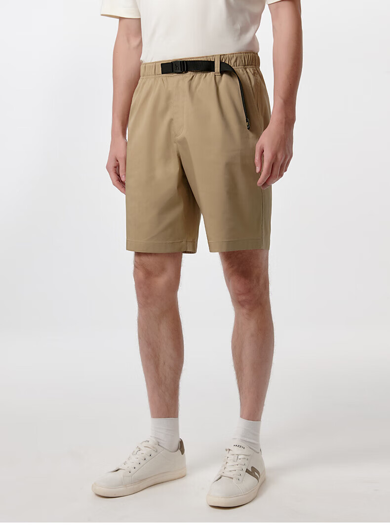 HAZZYS Men's Clothing, Summer Blend Men's Pants [PHIZ Series], Elastic Band Design Loose Shorts for Me 2