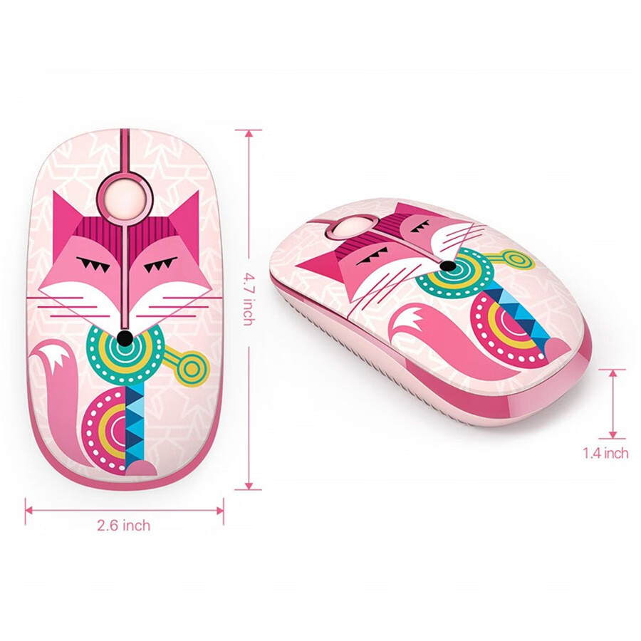 jelly comb 无线低噪鼠标 卡通动物可爱鼠标 ms001 仓鼠【图片 价格