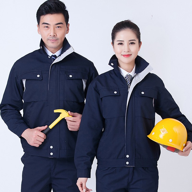 装耐工装长袖工作服套装男劳保服汽修装修物业家政工程服车间厂服纯棉