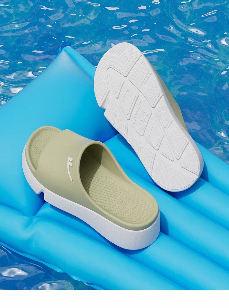 Warrior Thick Sole Women's EVA Non-Slip Home Bathroom Slippers Outdoor Wear Resistant Beach Shoes Avocado Green Size 36-37 12