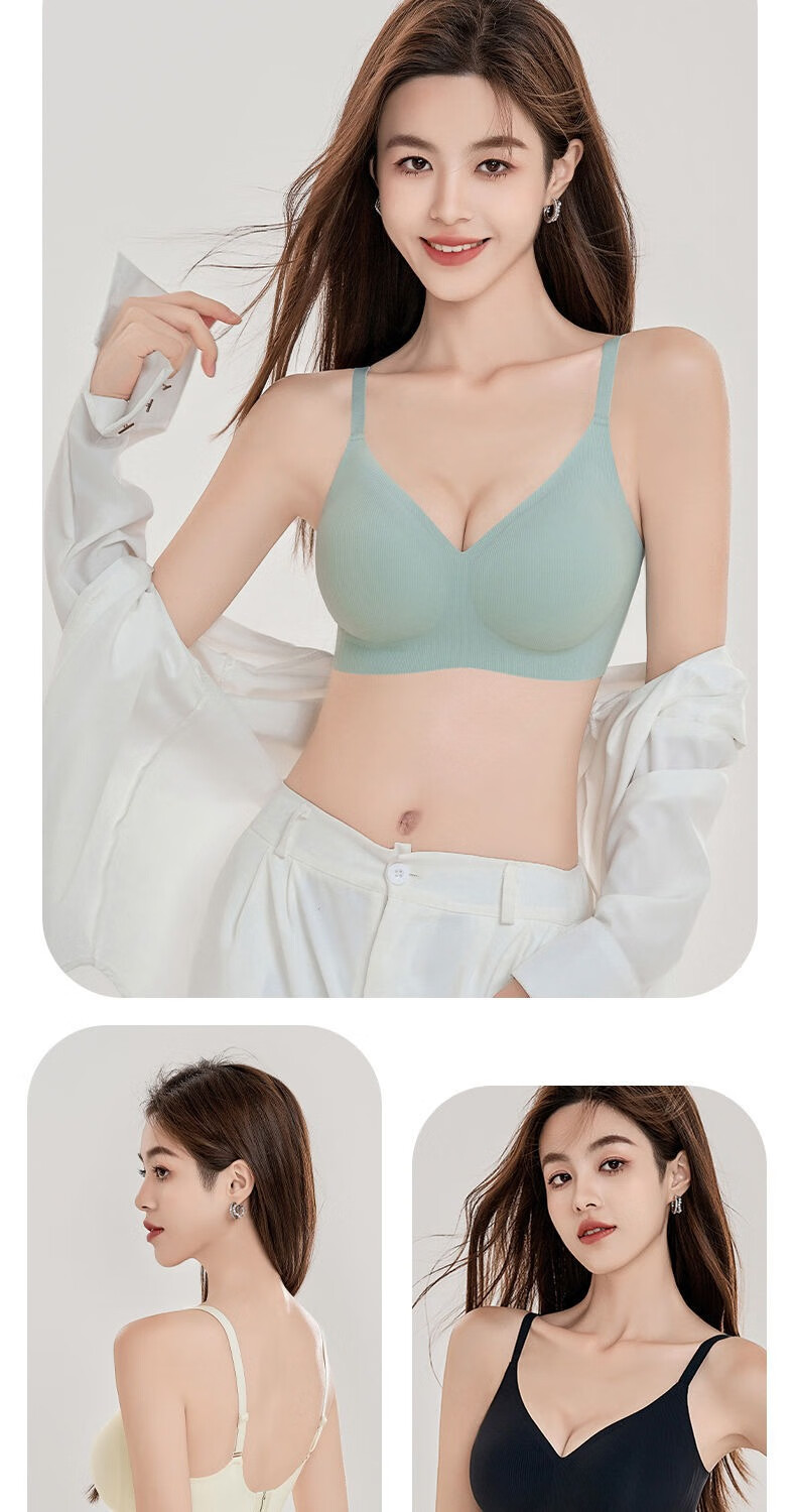 GRACEWELL Foundation Liquid Invisible Bra for Women Small Bust Enhancing Push-Up Wireless Thin Bra with Side Support and Lift 13