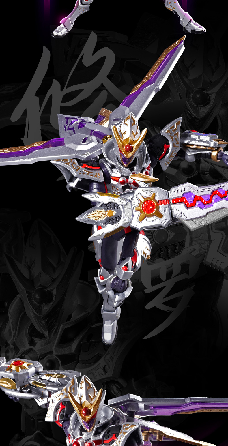 勇士刑天铠甲豪华套装人偶摆件召唤器腰带玩具男十周年刑天铠甲套装