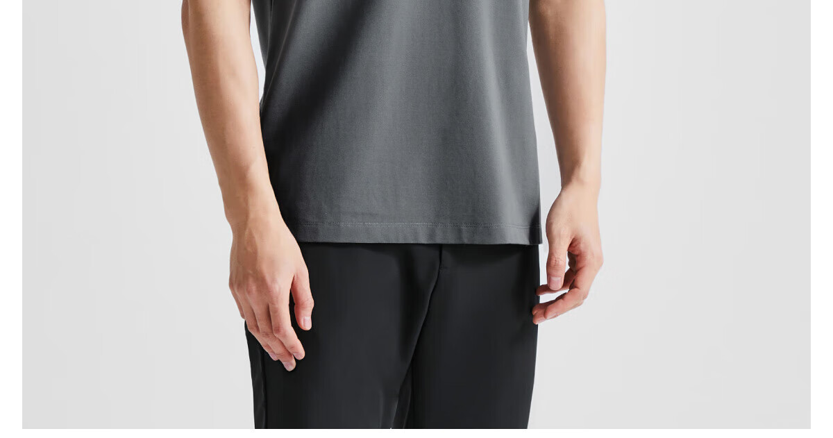 DIKENI [Closet Fashion Single Item King] Skin-Friendly Taiji Cotton Summer Classic Versatile Short-Sleeve Polo Shirt 34