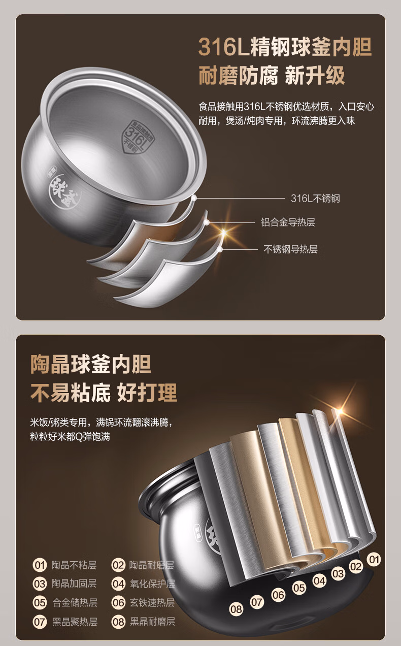 苏泊尔电压力锅SY-50FH73Q