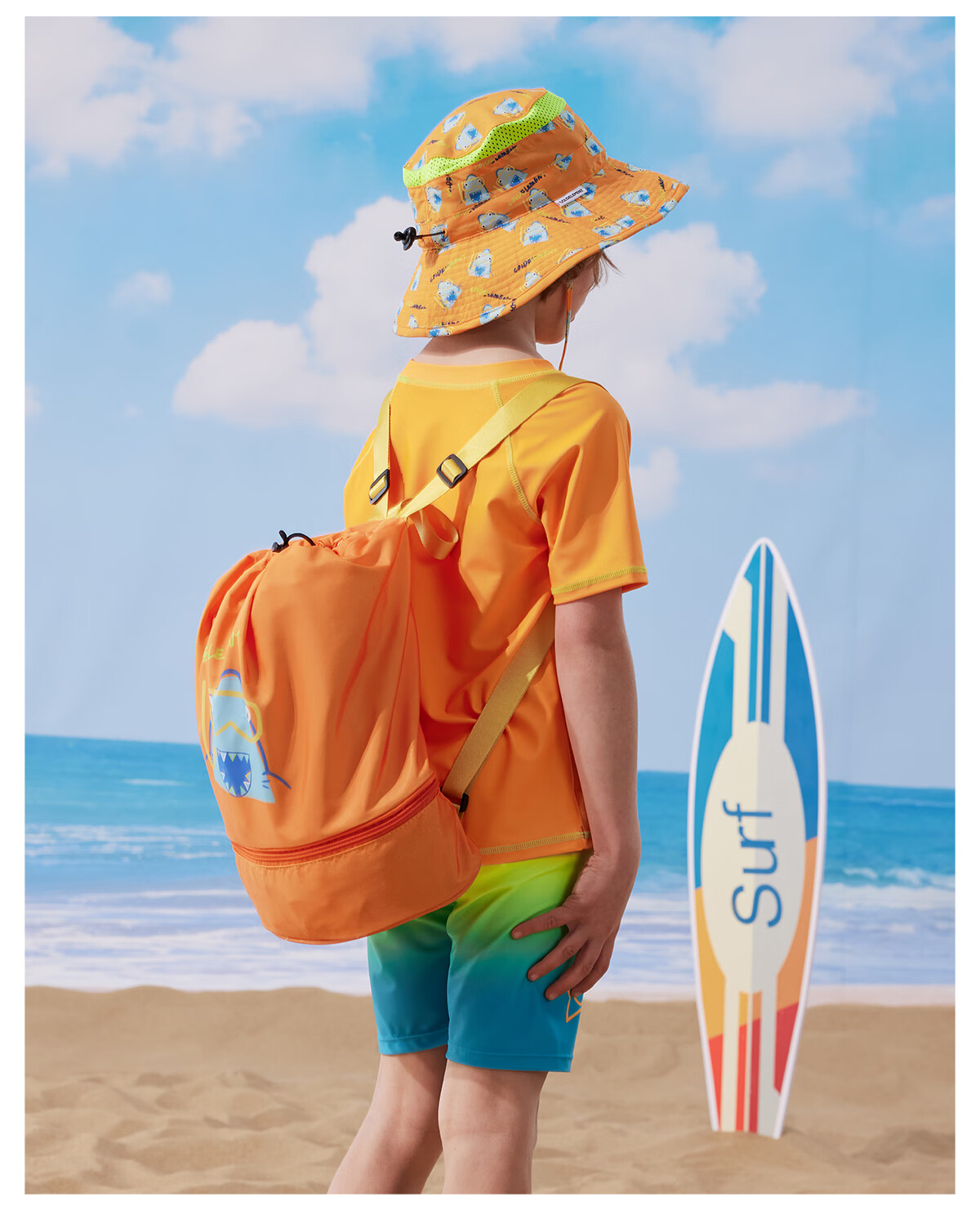 Cold Element Kids Two-Piece Swimwear Boys Quick-Dry Short Sleeve Summer Large Children Swimsuit New Arrival 9