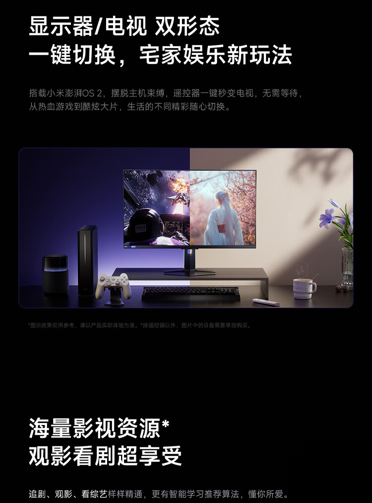 显示器电视双模式对比