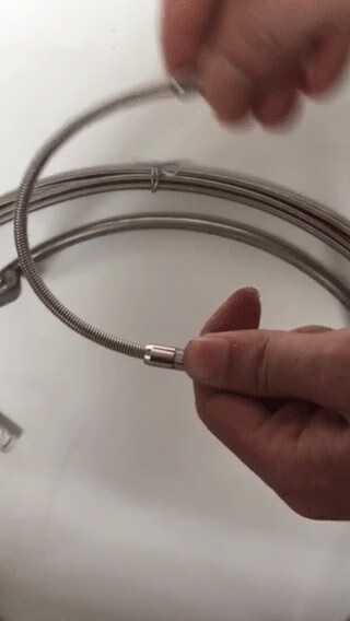 定做电工穿线器弹簧头电线网线穿管器线槽塑料钢引线器工具十米