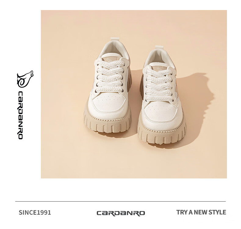 CARDANRO Women's Casual Shoes, 2025 New Thick-Soled Mesh Sneakers, Spring And Summer Women's Shoes, Small Size Breathable Comfortable Versatile Sports Shoes 15