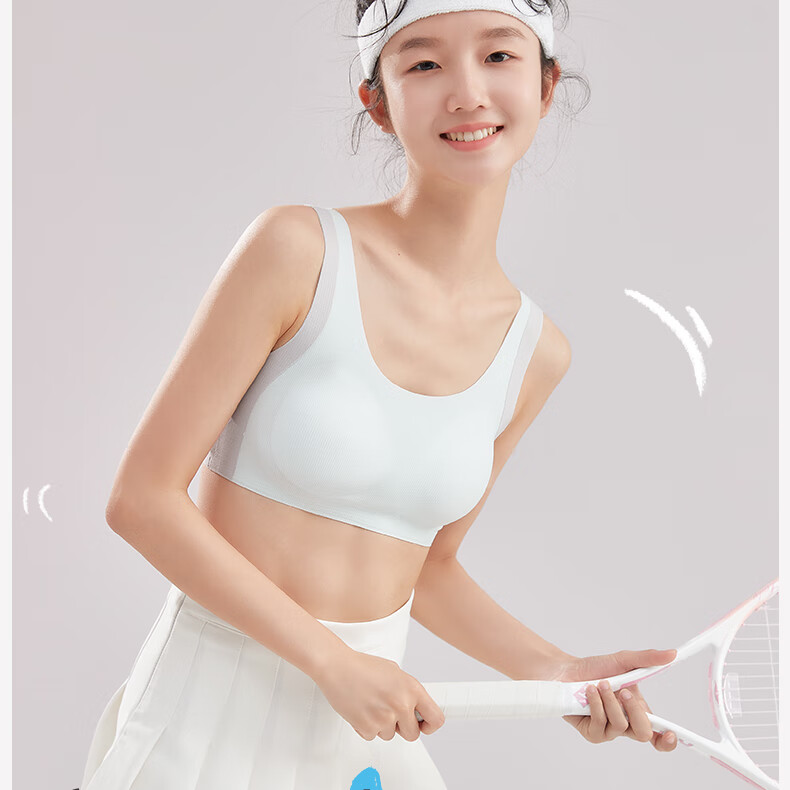 COCO SMART Girls' Bra for Middle And High School Students during Puberty, Shaping Underwear for Ages 12-16, Sports Bra for Young Wome 10