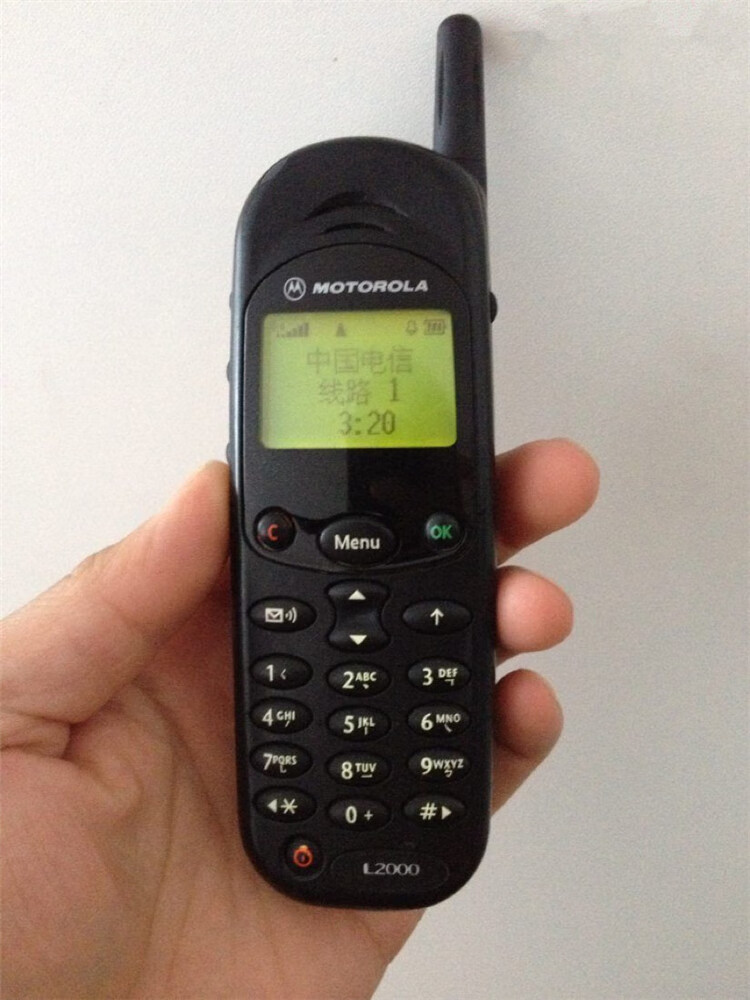 摩托罗拉l2000经典大哥大古董怀旧直板手机原装电池 灰色(主机 1电池