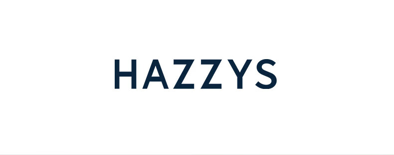 HAZZYS Women's Clothing, Summer PHIZ Anti-Static Wave Dot Print V-Neck Dress for Women, Navy Blue, Size S 1