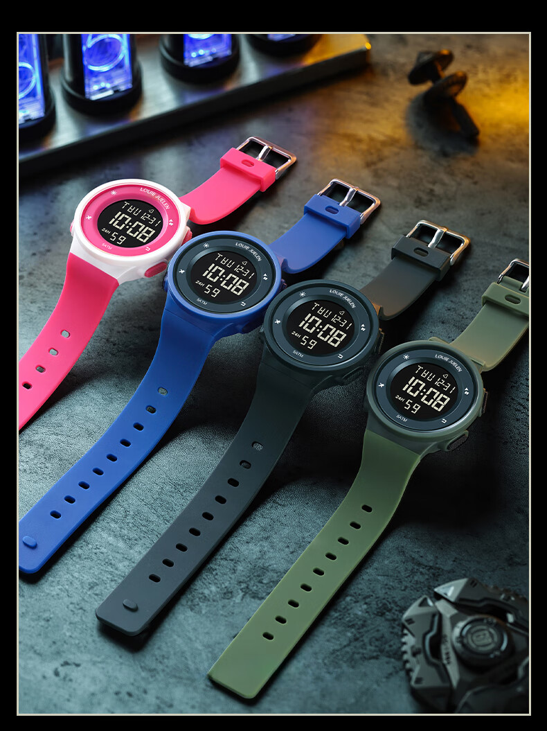 GEORGCOUNT 2025 New Watch for Men, Teenagers, Middle And High School Students, Men's Sports Multi-Functional Children's Electronic Watch for Boys 14