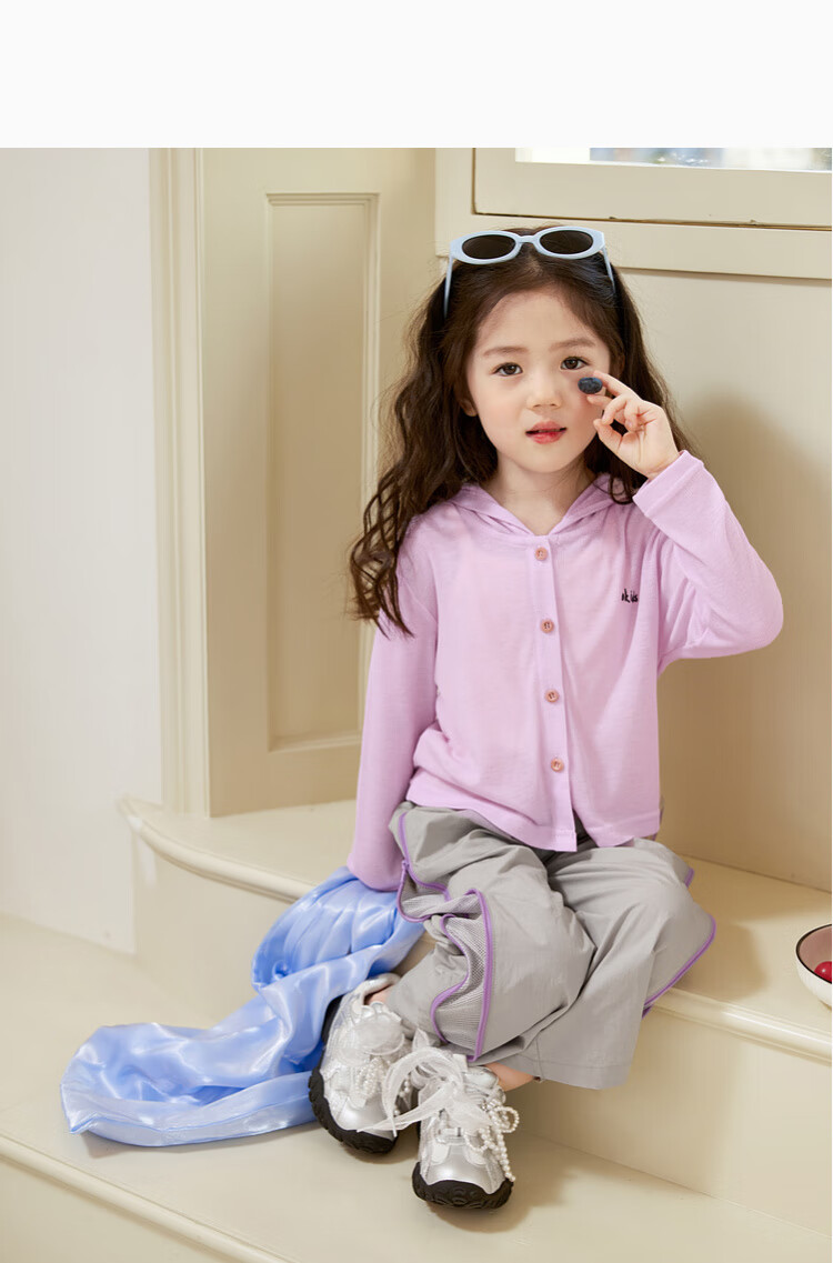 LUSON Children's Clothing, Baby Straight-Leg Pants for Girls, Quick-Dry Trousers, New Summer And Autumn Style, Casual Lightweight Pants for Girls 20