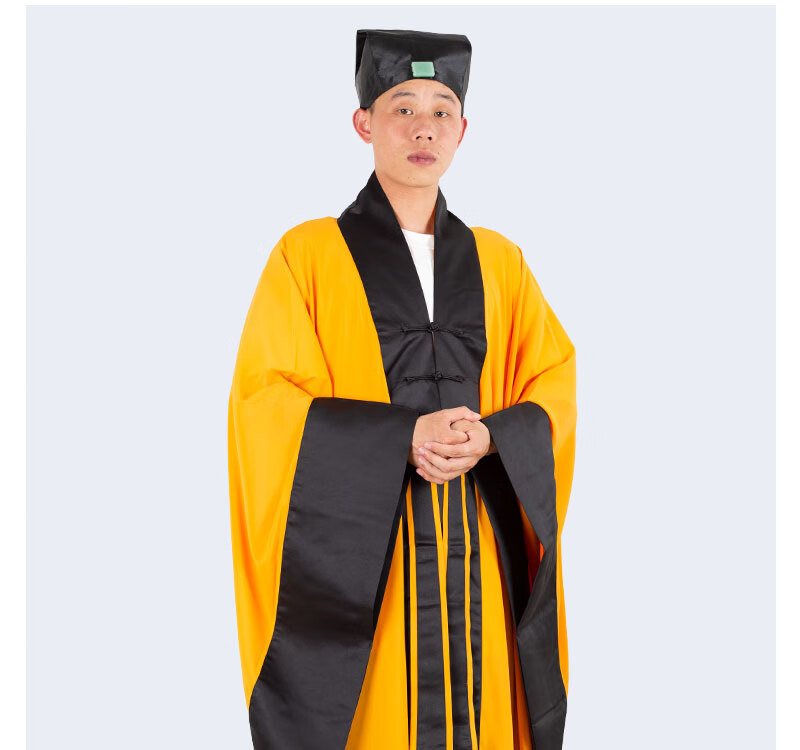 道教法衣道士服装道袍八卦衣道袍长袍八卦高功法衣太极服刺绣仙鹤素面