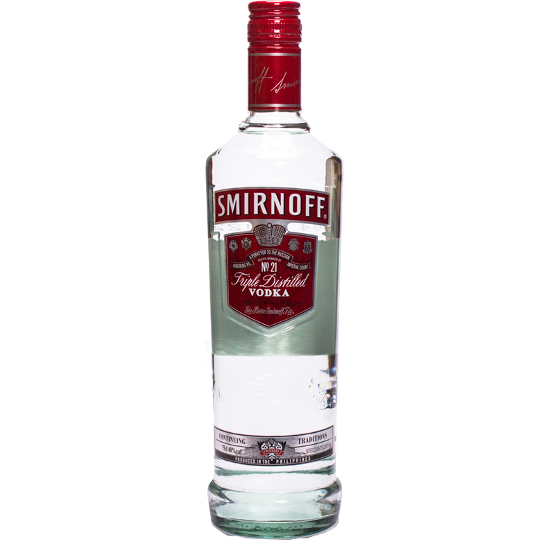 洋酒斯米诺红伏特加皇冠伏特加750ml双瓶