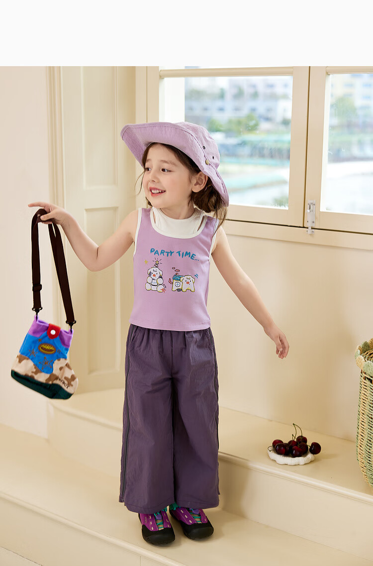 LUSON Children's Clothing, Baby Straight-Leg Pants for Girls, Quick-Dry Trousers, New Summer And Autumn Style, Casual Lightweight Pants for Girls 16