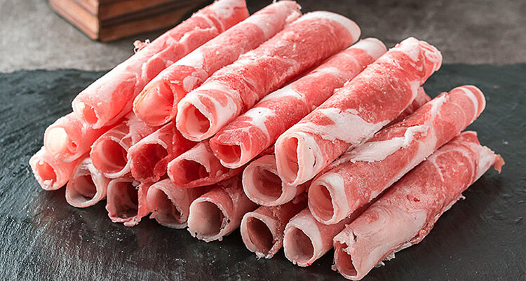 国产原切有机羔羊肉卷 250g*4盒内蒙古生鲜火锅食材 孜然 涮羊肉片